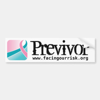 PREVIVOR bumper sticker