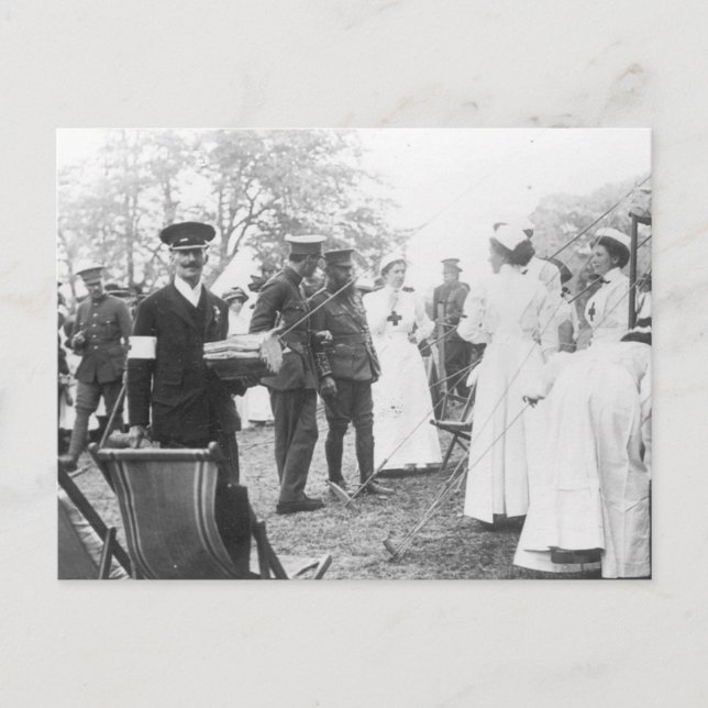 Prewar Field Days British Military Nurses Postcard (Front)