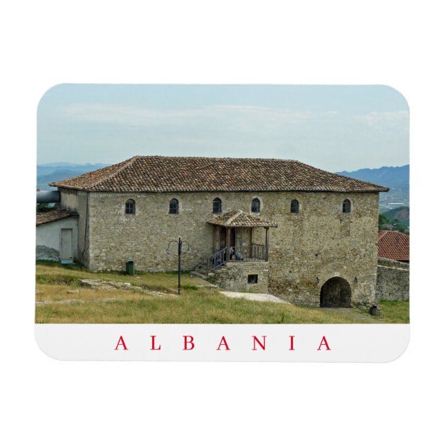 Preza Castle building view magnet (Horizontal)