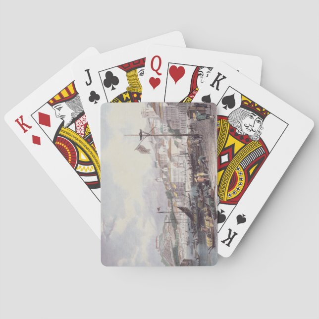 Pria Grande, Macao, c.1850 (colour litho) Playing Cards (Back)