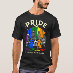 Price of Charlotte City North Carolina Rainbow Fla T-Shirt
