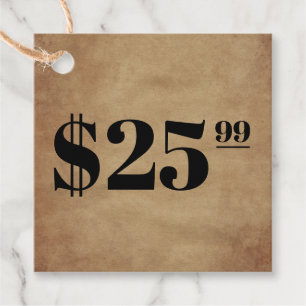 Price Only Hang Tag Clothing Papercraft