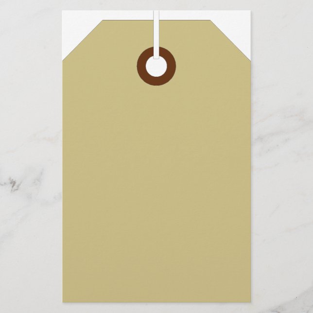 Price Tag Stationery (Front)