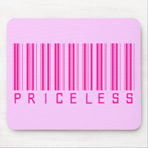 Priceless Barcode Mouse Mat