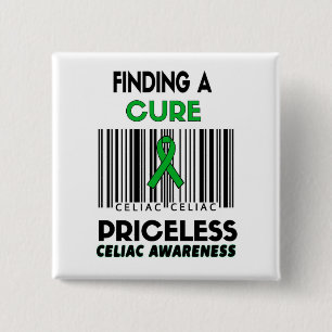 Priceless...Celiac 15 Cm Square Badge