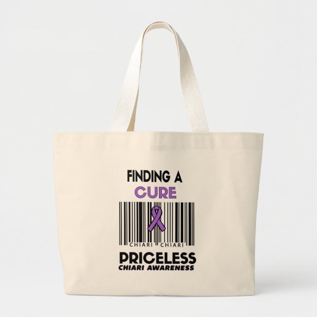 Priceless...Chiari Large Tote Bag (Front)