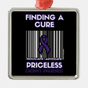 Priceless...Crohn's Metal Tree Decoration