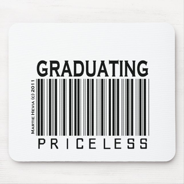 Priceless - Graduating Mouse Mat (Front)