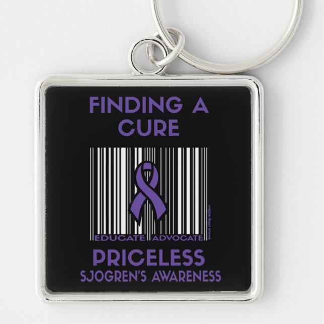 Priceless...Sjogren's Keychain (Front)