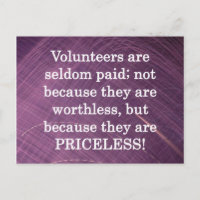 Priceless Volunteers