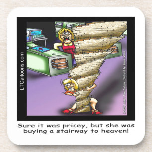 Pricey Heavenly Stairway Funny Coaster