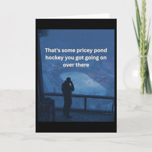 Pricey Pond Hockey Outdoor Ice Rink Tee For Hockey Card