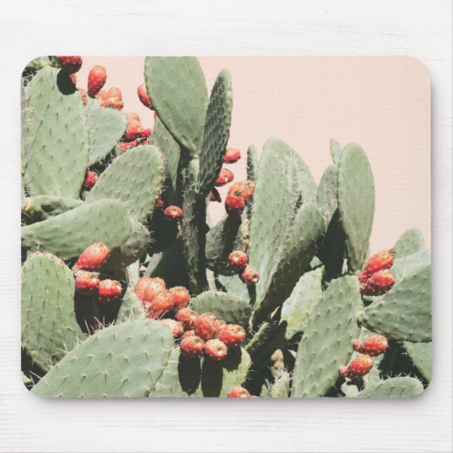 Prickley Pear Cactus Mouse Mat (Front)