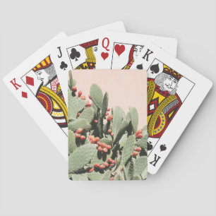Prickley Pear Cactus Playing Cards