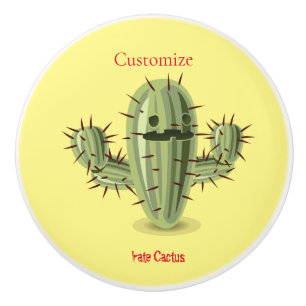 Prickly Irate Cactus Thunder_Cove Ceramic Knob