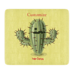 Prickly Irate Cactus Thunder_Cove Cutting Board