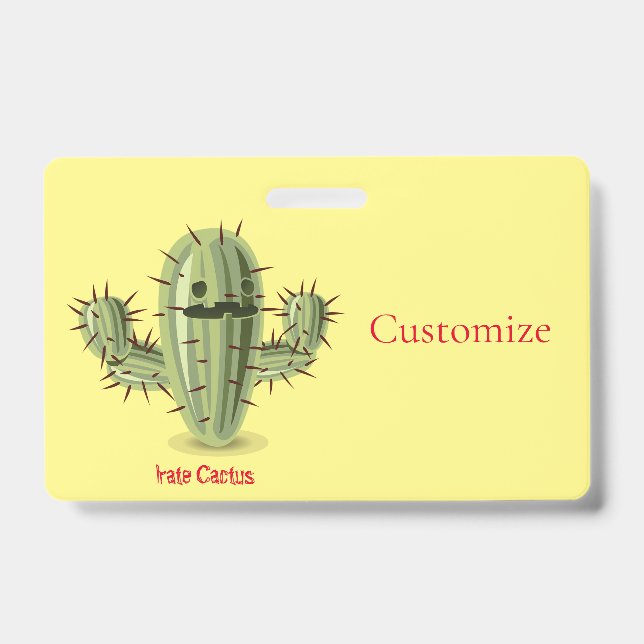Prickly Irate Cactus Thunder_Cove ID Badge (Front)