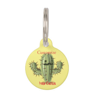Prickly Irate Cactus Thunder_Cove Pet Tag