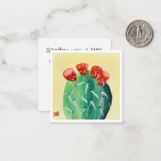 Prickly Pear Cactus Card