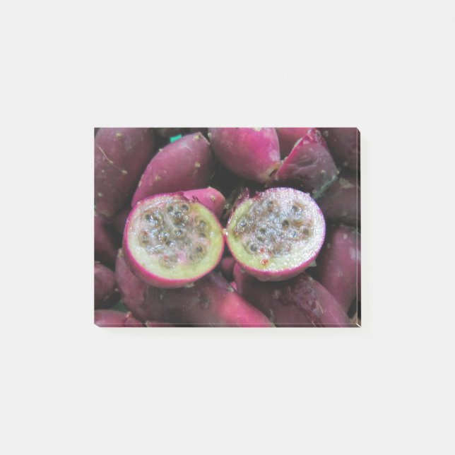 Prickly Pear Cactus Fruit and Seeds Post-it Notes (Front)