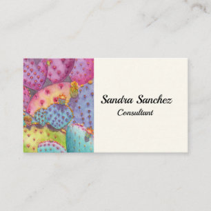 Prickly Pear Cactus Personalise Business Cards