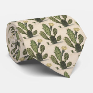 Prickly Pear Cactus Tie