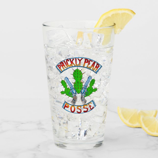 Prickly Pear Posse Schooner by Ann Charles Glass (Back Ice)