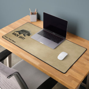 Prickly Porky - Back Off Desk Mat
