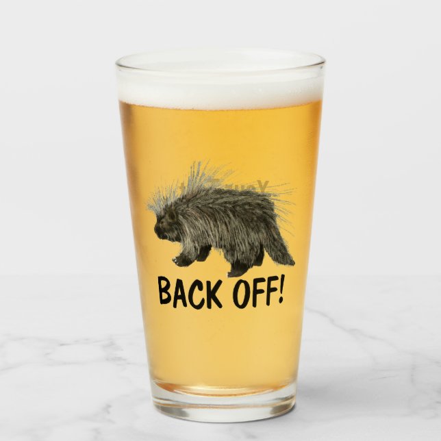 Prickly Porky - Back Off Glass (Front Filled)