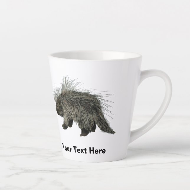 Prickly Porky Latte Mug (Right)