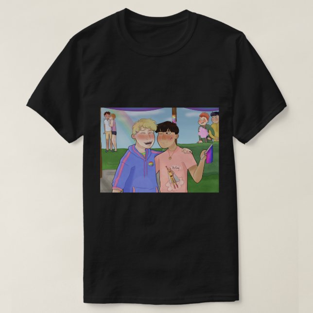 Pride 2019 Mob Psycho 100   T-Shirt (Design Front)