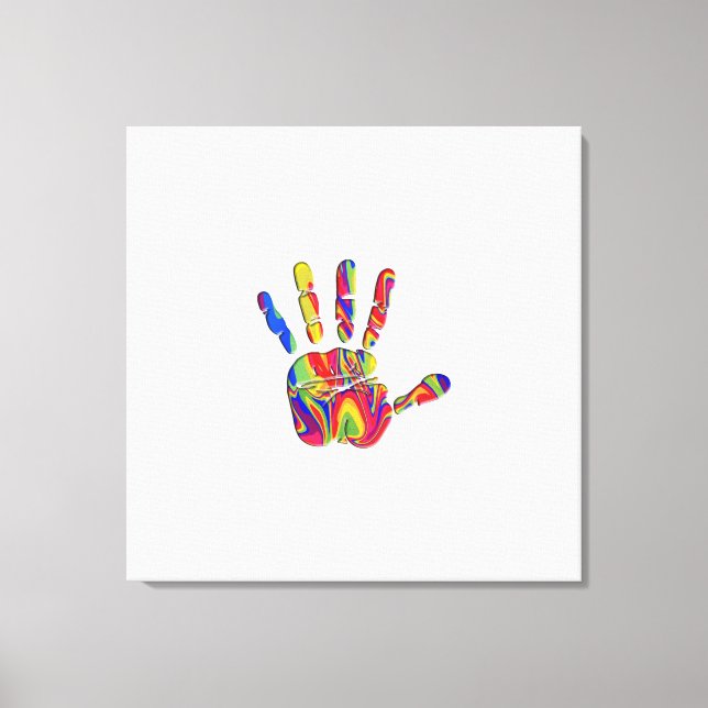 Pride 30" * 30" Wrapped canvas print (Front)