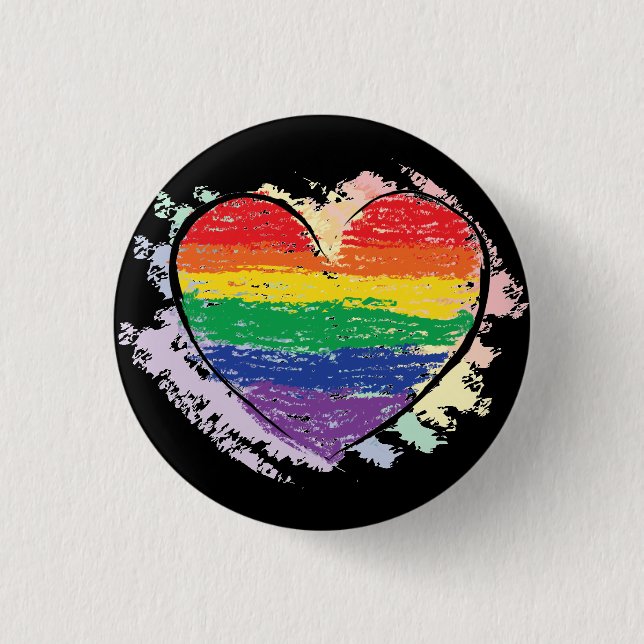 Pride 3 Cm Round Badge (Front)