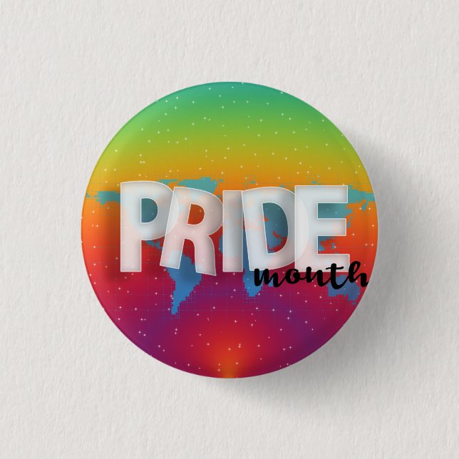 Pride 3 Cm Round Badge (Front)
