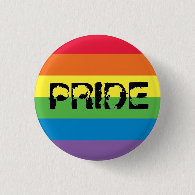 PRIDE 3 CM ROUND BADGE (Front)