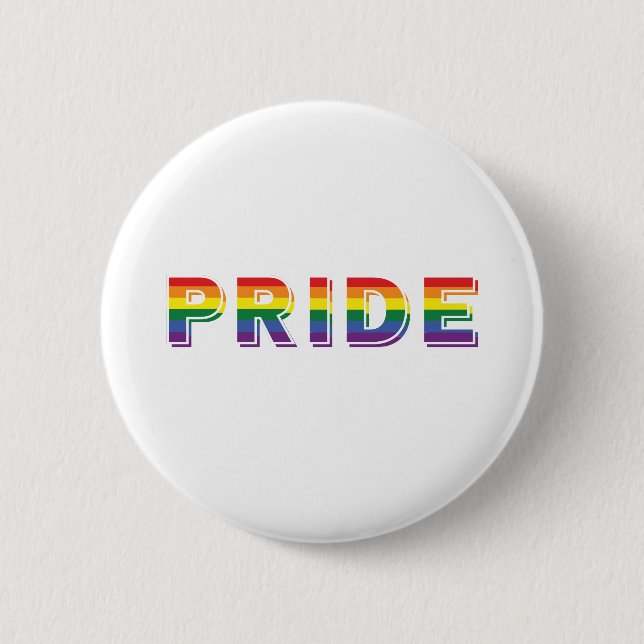 Pride 6 Cm Round Badge (Front)