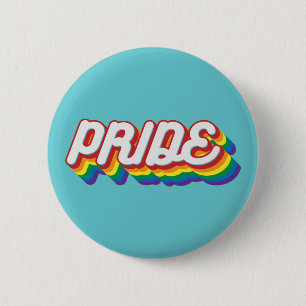 Pride 70's Style 6 Cm Round Badge