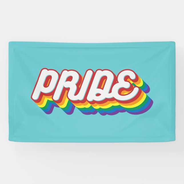 Pride | 70's Style Banner (Horizontal)