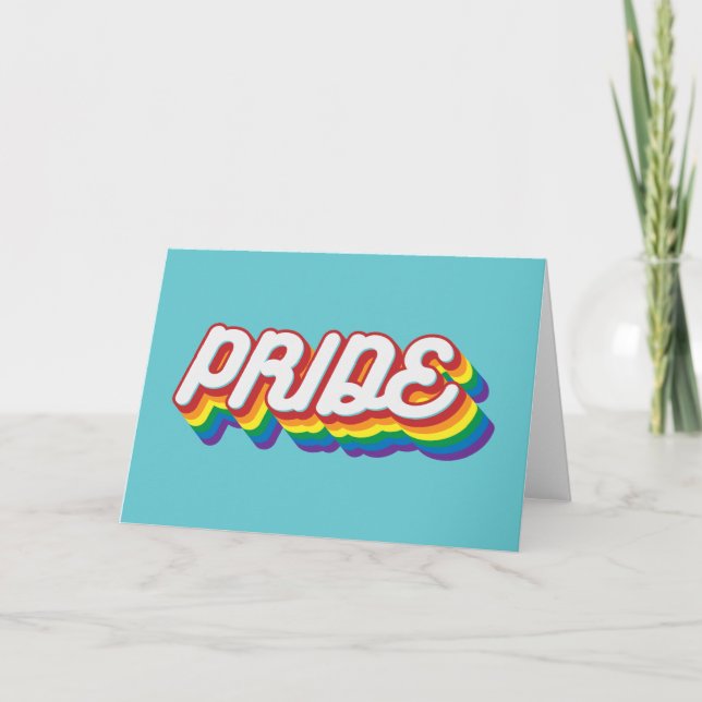 Pride | 70's Style Card (Front)