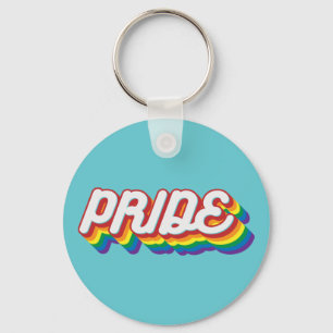 Pride   70's Style Key Ring