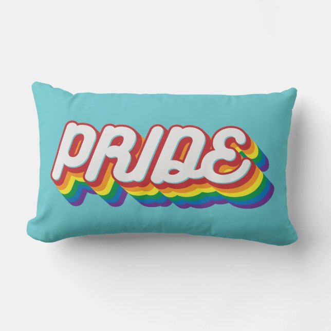 Pride | 70's Style Lumbar Cushion (Front)