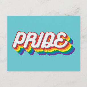 Pride   70's Style Postcard