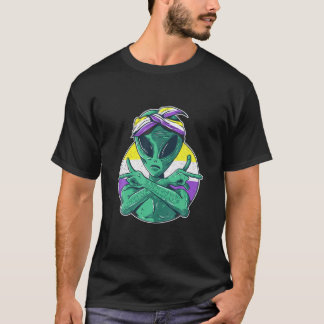 Pride Alien LGBTQ Enby Non-Binary T-Shirt