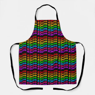 Pride All Day Rainbow Colours LGBTQ+ Apron