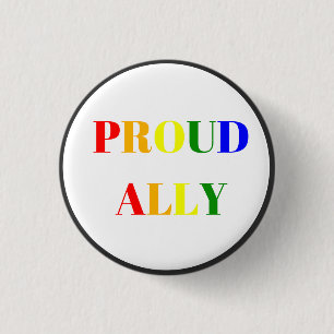Pride Ally 3 Cm Round Badge