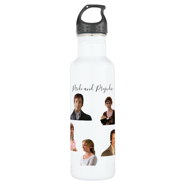 Pride and Prejudice 2005 710 Ml Water Bottle (Front)