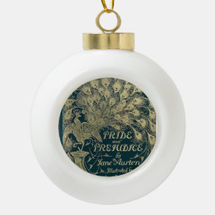 Pride and Prejudice Ceramic Ball Christmas Ornament