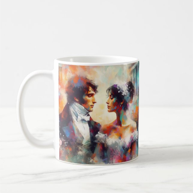 Pride and Prejudice Coffee Mug (Left)