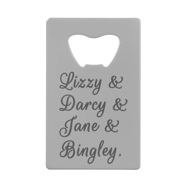 Pride and Prejudice Couples I (Front)