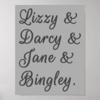 Pride and Prejudice Couples I